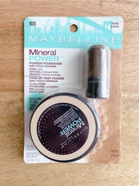 Maybelline Mineral Power Powder Foundation Nude (920) Discontinued makeup